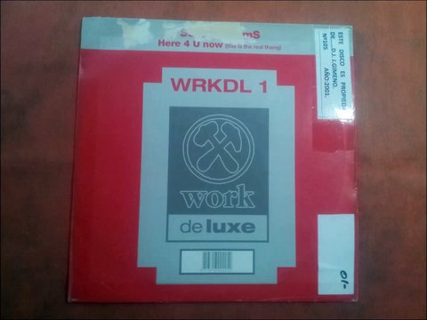 STAHP & LAMS.(HERE 4 U NOW.(THIS IS THE REAL THANG.(GROOVELAB REMIX.)(12''.)(2001.)