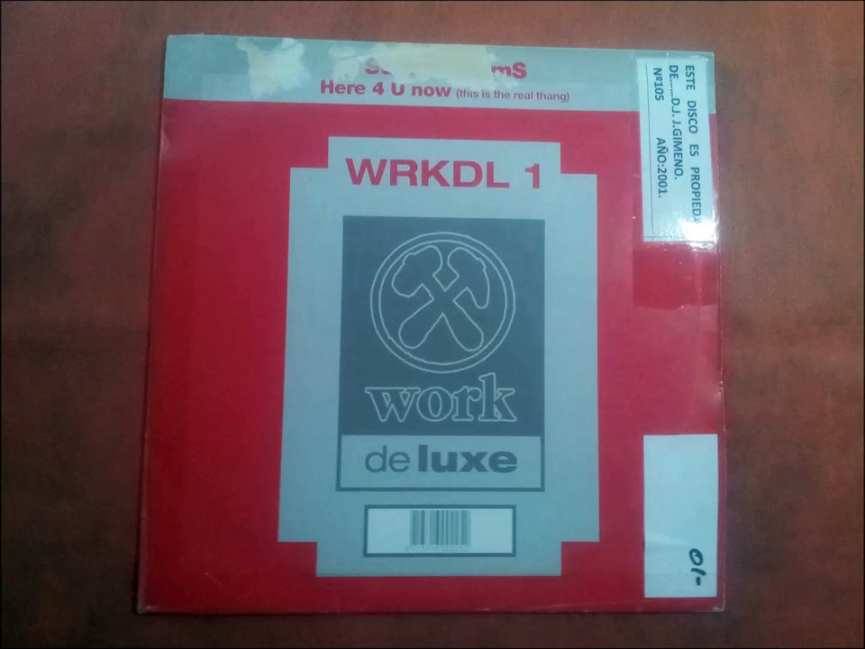 STAHP & LAMS.(HERE 4 U NOW.(THIS IS THE REAL THANG.(ORIGINAL VOCAL MIX.)(12''.)(2001.)