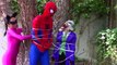 Superheroes in Real Life - Crying baby Spiderman Frozen Elsa Anna Snow White catwoman & Po