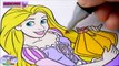 Disney Princess Ariel Belle Rapunzel Merida Coloring Book Surprise Egg and Toy Collector SETC