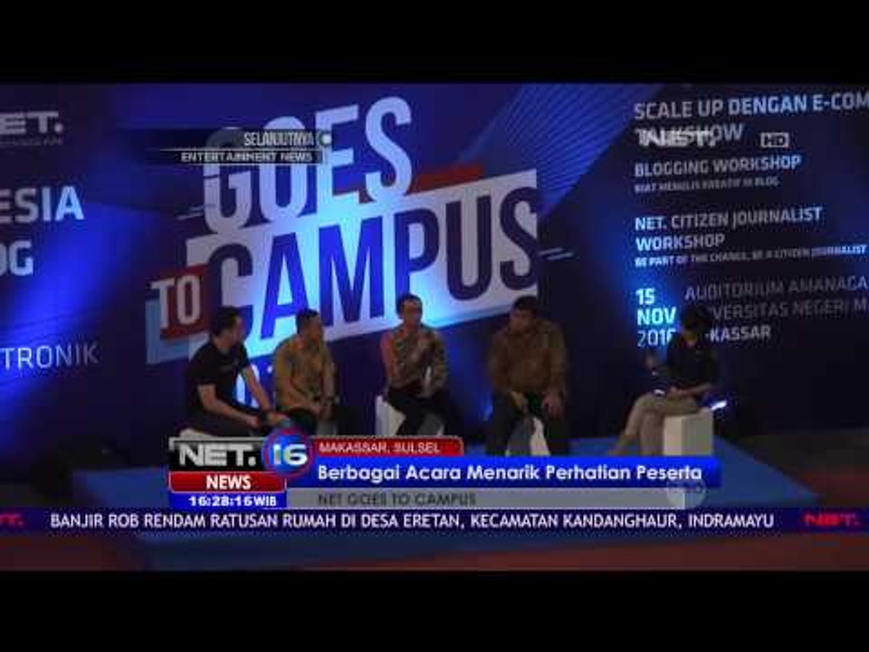 Keseruan Net Goes to Campus di Universitas Negeri Makassar - NET16