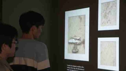 El "códice del vuelo de las aves" de Da Vinci llega a Roma en multimedia