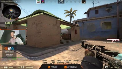 CSGO: FaZe NiK0 insane USP-S headshot on Byali's stream! Too fast for my eyes to see O_o