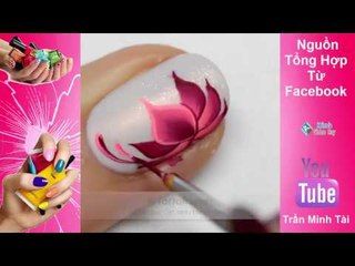 Những mẫu nails vẽ hoa đơn giản | Trần Minh Tài