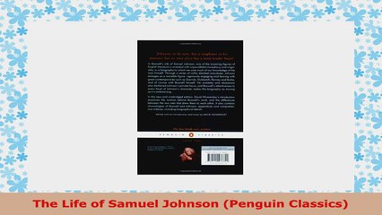 READ ONLINE  The Life of Samuel Johnson Penguin Classics
