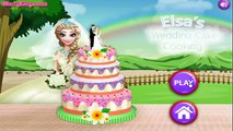 FROZEN GAMES TO PLAY FOR KIDS Elsas Wedding Cake ❊ Cooking Games For Girls