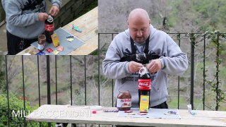 Coke + Nutella + Mentos + Durex ITALIA world record