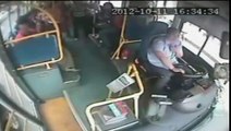 Autista di bus sviene, ma prima salva i passeggeri