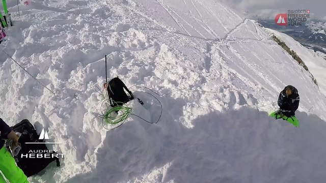 GoPro run Audrey Hebert - Fieberbrunn FWT17 - Swatch Freeride World Tour 2017