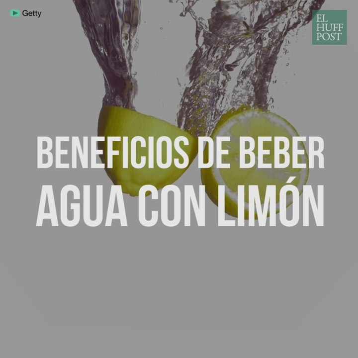 Beneficios de beber agua con limón