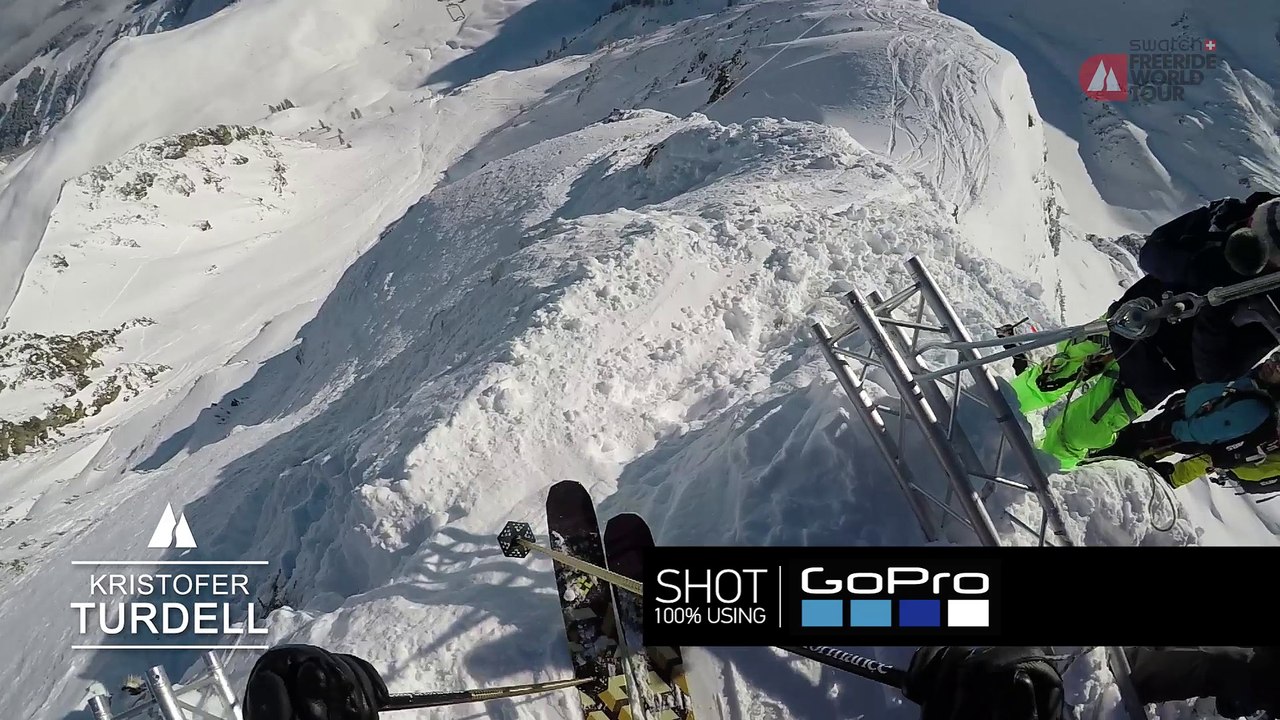 GoPro winning run Kristofer Turdell - Fieberbrunn FWT17 - Swatch Freeride World Tour 2017