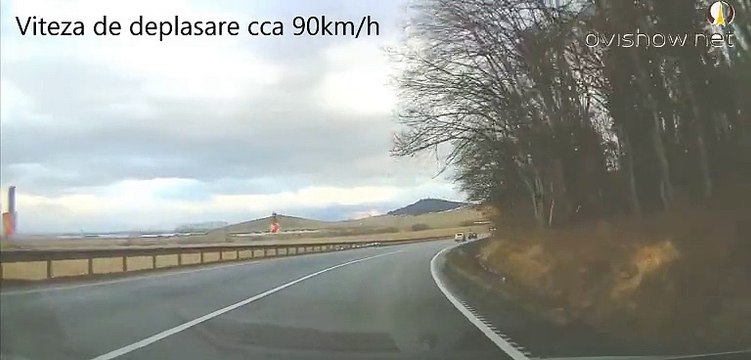 Privește ce se întâmplă dacă intri cu 90 KM/H într-o curbă pe DN1 FĂGĂRAȘ-BRAȘOV. Urmează IMAGINI ȘOCANTE!