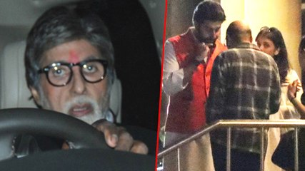 Bachchans Visit Aishwarya Rai's Father In Hospital