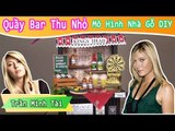 Mô hình quầy bar thu nhỏ của nhật bản | Mô Hình Nhà Gỗ DIY