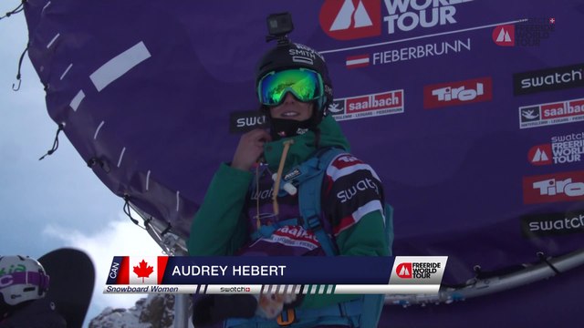 Run Audrey Hebert - Fieberbrunn FWT17 - Swatch Freeride World Tour 2017