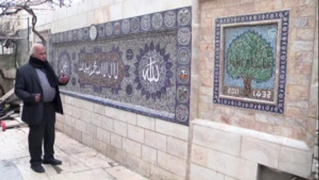 Filistinli Emekli Öğretmen Seramik ve Porselen Parçalarını Sanata Dönüştürüyor - El