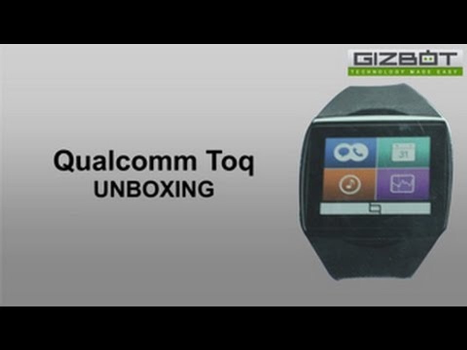 Qualcomm Toq Smartwatch Unboxing