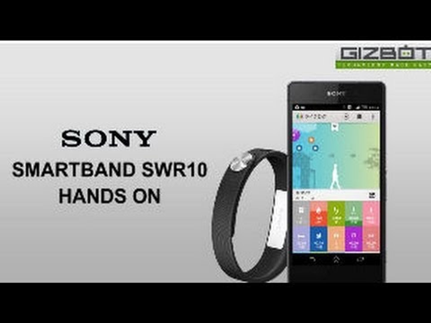 Sony SmartBand SWR10 Hands On - video Dailymotion
