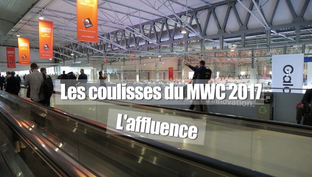 Les coulisses du MWC 2017 - L'affluence
