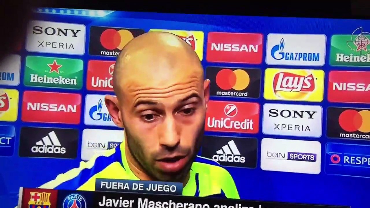 mascherano admits
