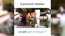 Cet artiste réalise des pots à crayons uniques !