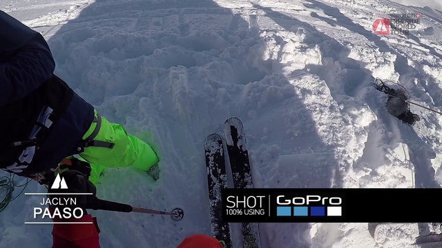GoPro run Jackie Paaso - Fieberbrunn FWT17 - Swatch Freeride World Tour 2017