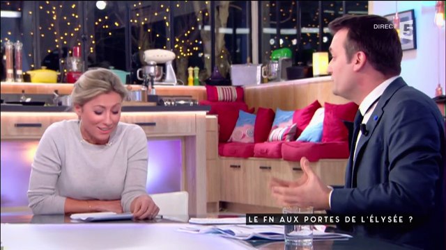 Anne-Sophie Lapix se prend le bec avec Florian Philippot