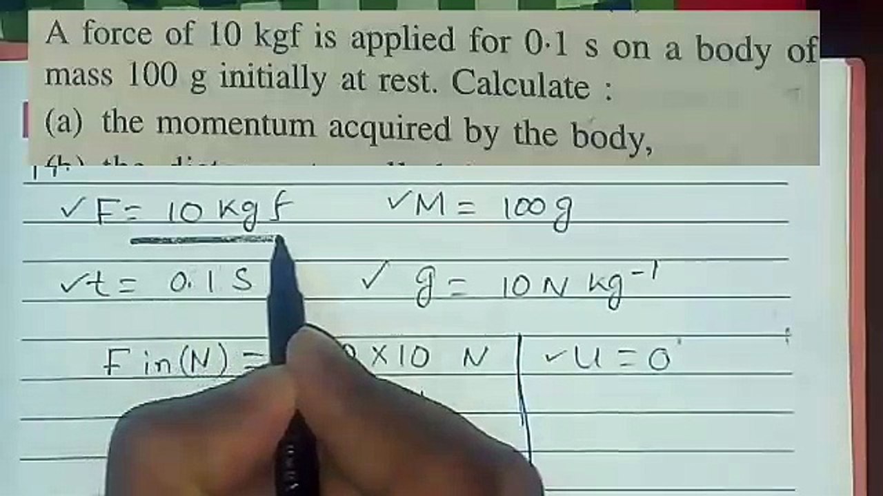 ICSE Physics Numericals Of Force For Class 10 Senila Publication Part 14