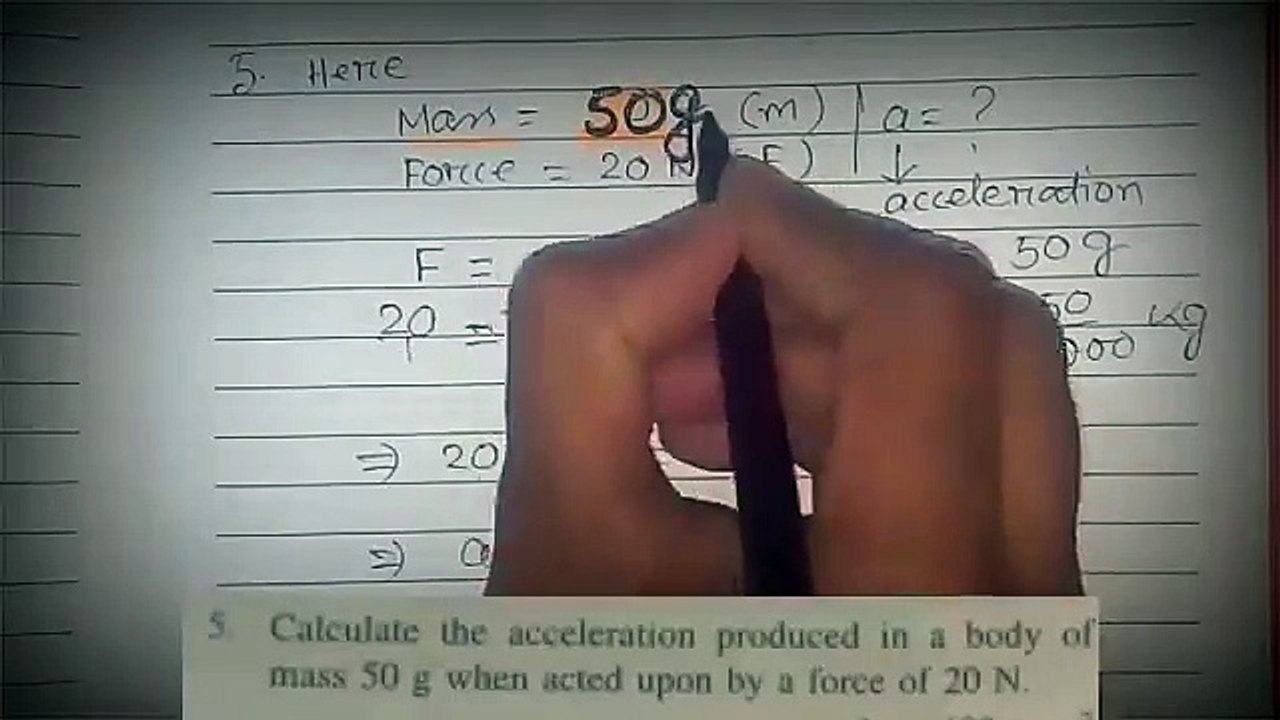 ICSE physics numericals of Force for class 10 senila publication part 2