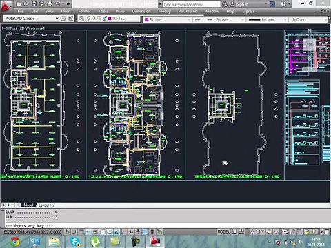 AUTOCAD ELEKTRİK PROJE ÇİZİM 2014 DERSİ 4