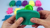 Learn Colors Play Doh Ice Cream Popsicle Peppa Pig Elephant Molds Fun & Creative for Kids