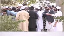 Sons of Junaid Jamshed at Father's Funeral in Karachi