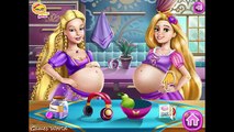 Disney Princess Elsa Anna Ariel Rapunzel Belle & Barbie Pregnant Dress Up Games Compilatio