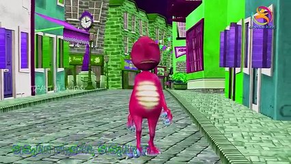 Dinosaurs Vs Crocodile | Cartoon Animal Finger Family Rhymes | nursery children animated k