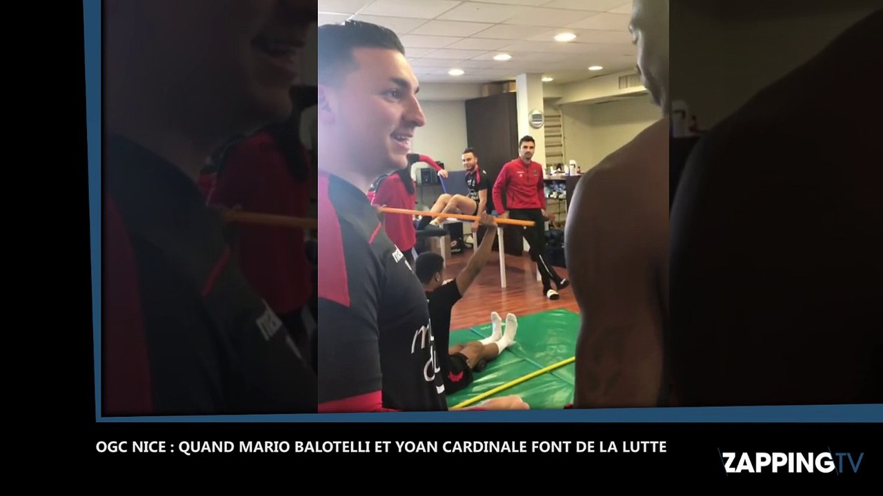 Mario Balotelli et Yoan Cardinale se battent lors d’un entraînement de l’OGC Nice (Vidéo)