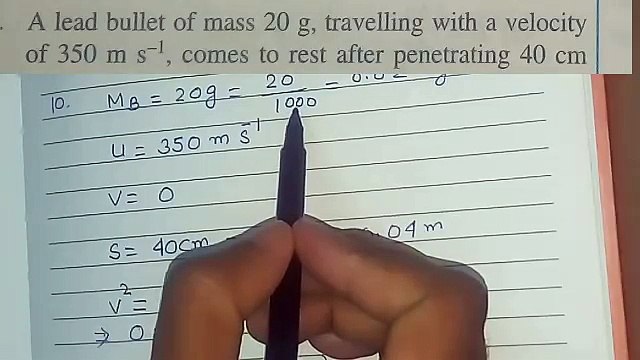 Part 8: ICSE physics numericals of Force for class 10 senila publication