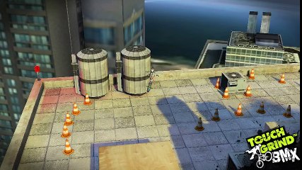 touch grind BMX 'tail whips on every jump