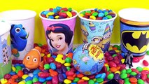 Candy Surprise Cups Finding Dory Disney Princess Minions Peppa Pig Batman Nemo Toys