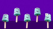 Finger Family Frozen Mallow Pops! Blue Frozen Pops | Marshmallow Pops | Princess Elsa