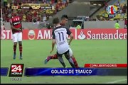 Flamengo goleó 4-0 a San Lorenzo con golazo de Miguel Trauco