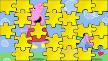 Peppa Pig Puzzle Games Jigsaw Toys For Kids Rompecabezas Peppa puzzles Learning Video 2016