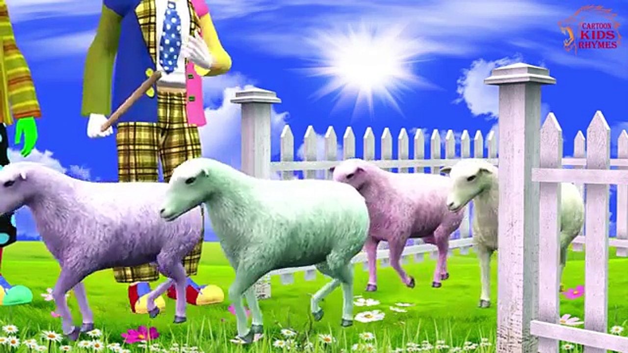 Baa Baa Black Sheep - 3D Animation English Nursery rhyme for children with lyrics Rock a b