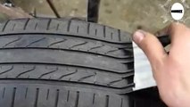 Ces faux pneus neufs sont une belle arnaque et peuvent vous coûter la vie, voici comment s'en protéger