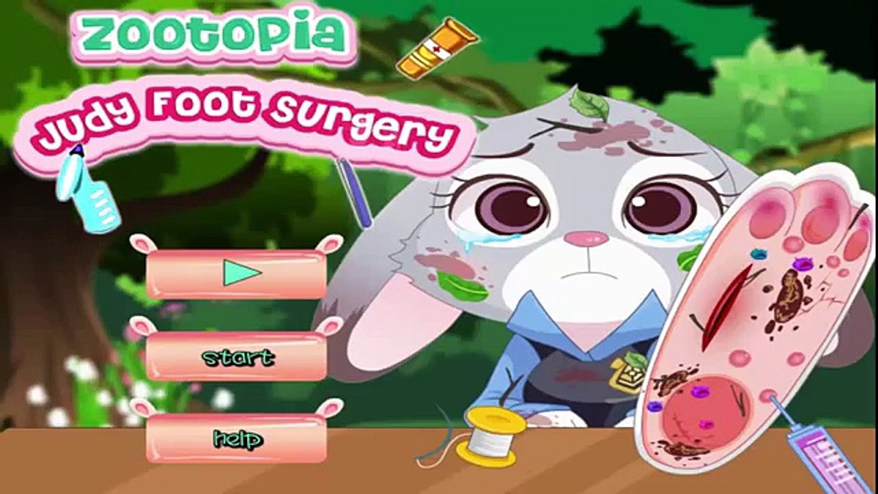 Judy Foot Surgery - Zootopia Games For Kids