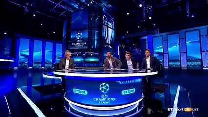 Barcelona v PSG. BT studio's reaction to Barca's 6th goal | Gerrard, Ferdinand, Owen
