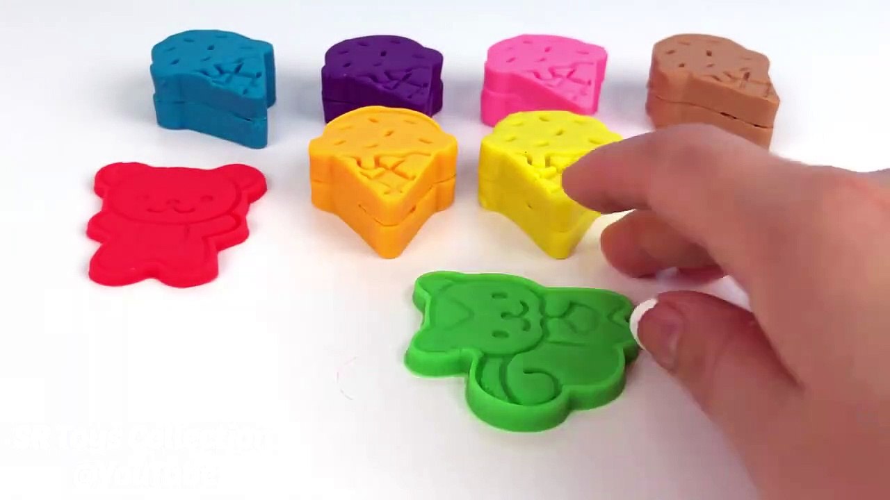 Learning Colours Video for Children Play-Doh Ice