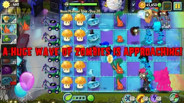 Plants vs. Zombies 2 - Neon Mixtape Tour! (Day 20,21,22) Arcade!