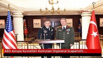 ABD Avrupa Kuvvetleri Komutanı Orgeneral Scaparrotti, Genelkurmay Başkanı Akar'ı Ziyaret Etti