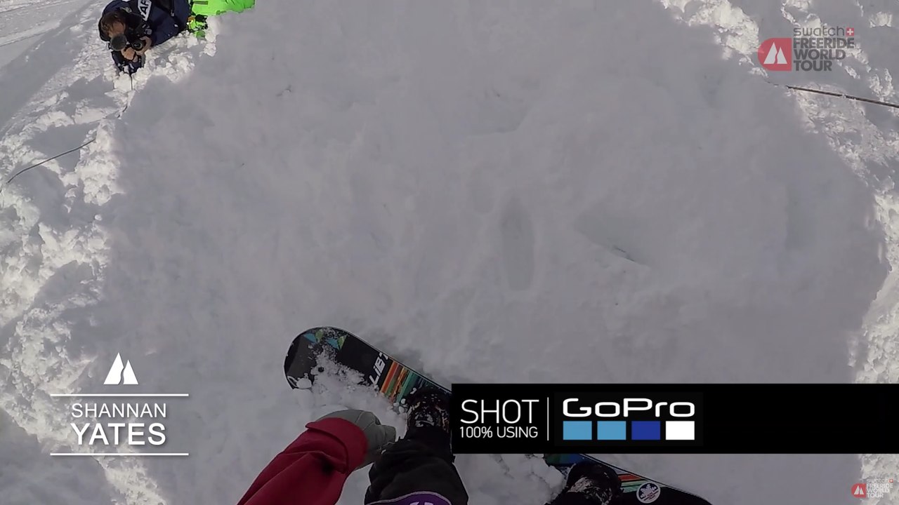 GoPro run Shannan Yates - Fieberbrunn FWT17 - Swatch Freeride World Tour 2017