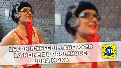 Leçon d'effeuillage avec la reine du burlesque: Luna Moka